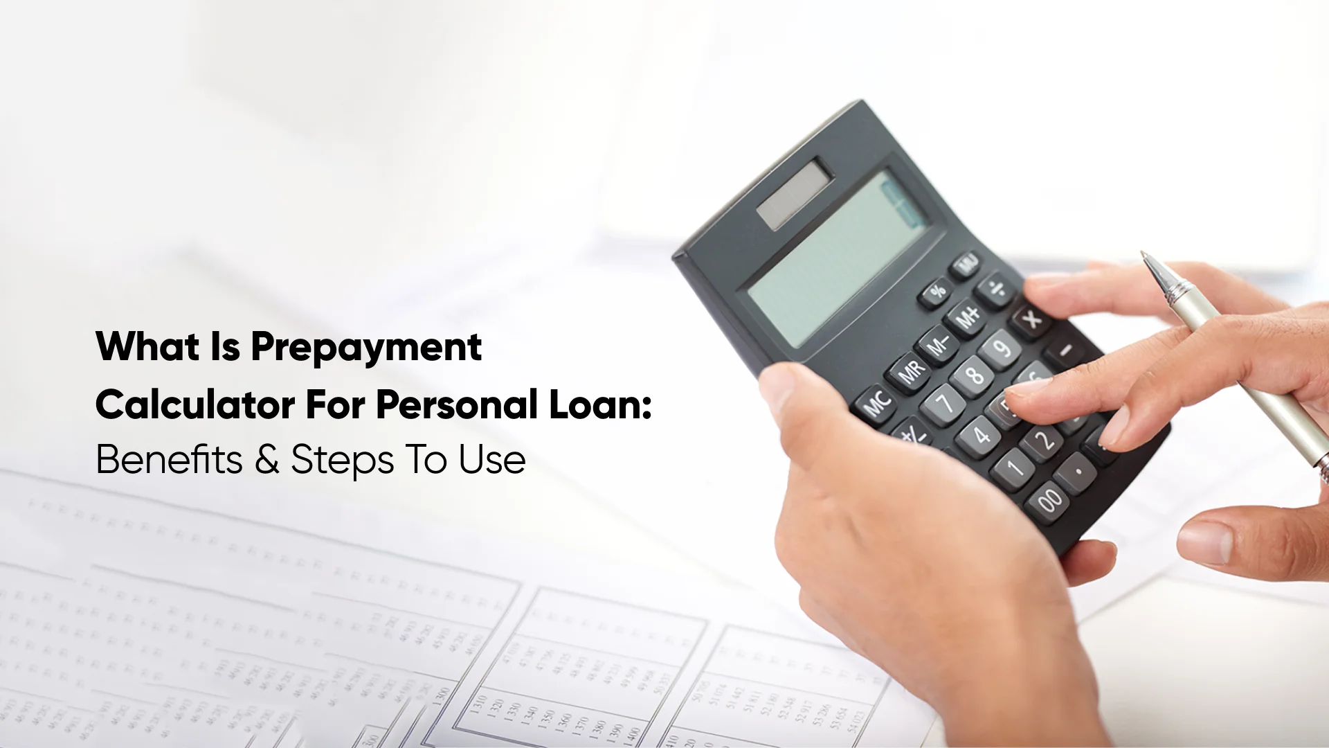 What Is Prepayment Calculator For Personal Loan